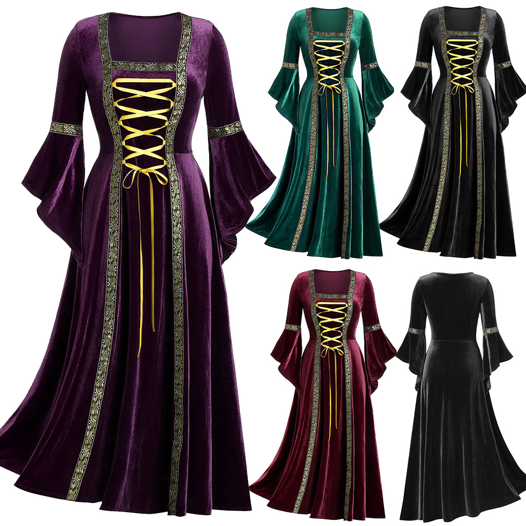 Female Formal Wear - European Medieval Victoria Queen Princess Wedding