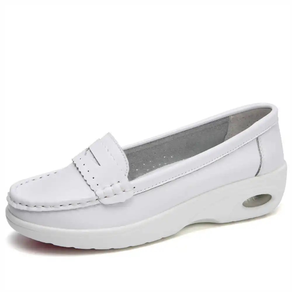Thick Sole Slipon White Traine - Formal Evening Wear Women Uk reseña y precio