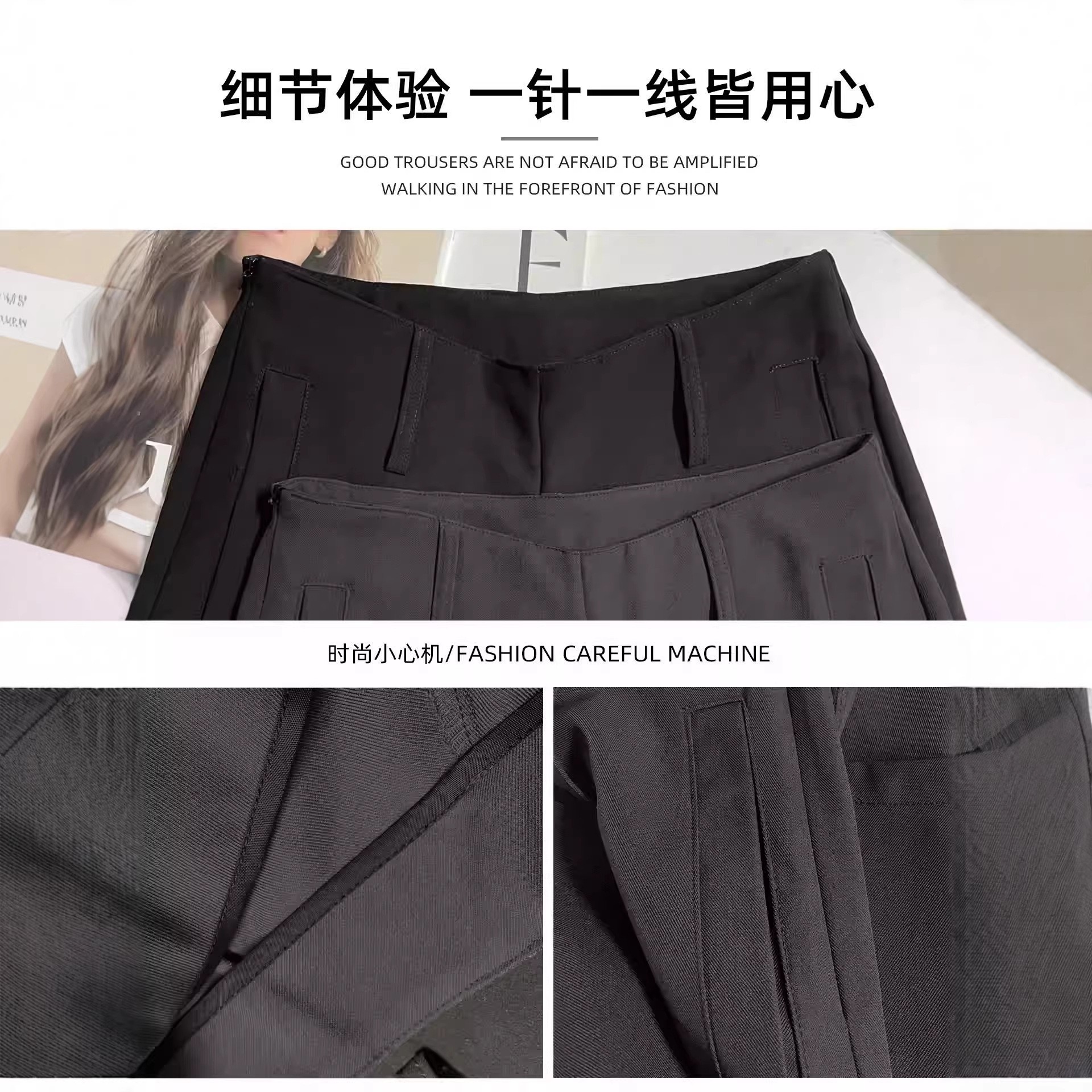 Spring Women's Clothing Low Wa - Tailored Trouser Wide reseña y precio