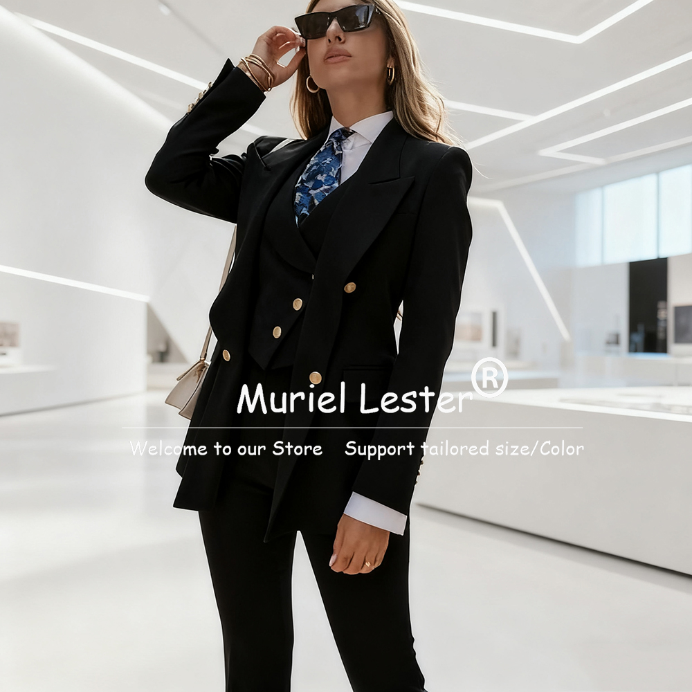 Elegant Blue Women's Suits Dou - Blazer Set Women Formal reseña y precio