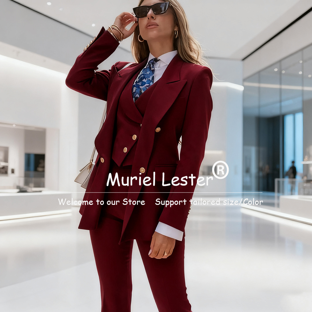 Elegant Blue Women's Suits Dou - Blazer Set Women Formal reseña y precio