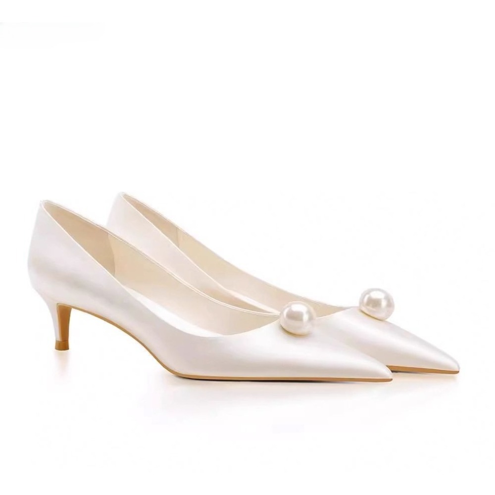 New White Satin Wedding Bride  - Women Formal Wear For Wedding reseña y precio