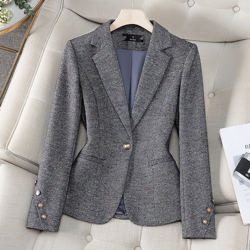 Office Ladies Blazer Women Jac - Women Formal Wear Coat reseña y precio