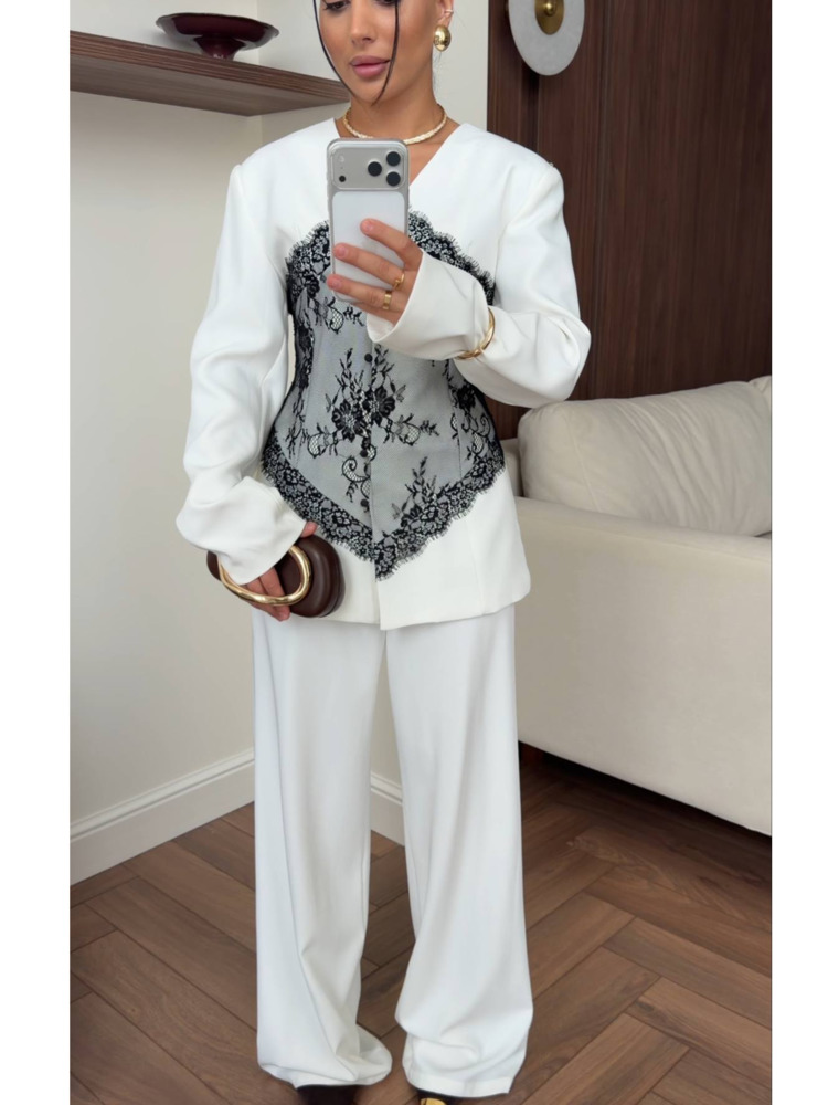 DFDG Women's Spring Summer Lap - Blazer Set Women Formal reseña y precio