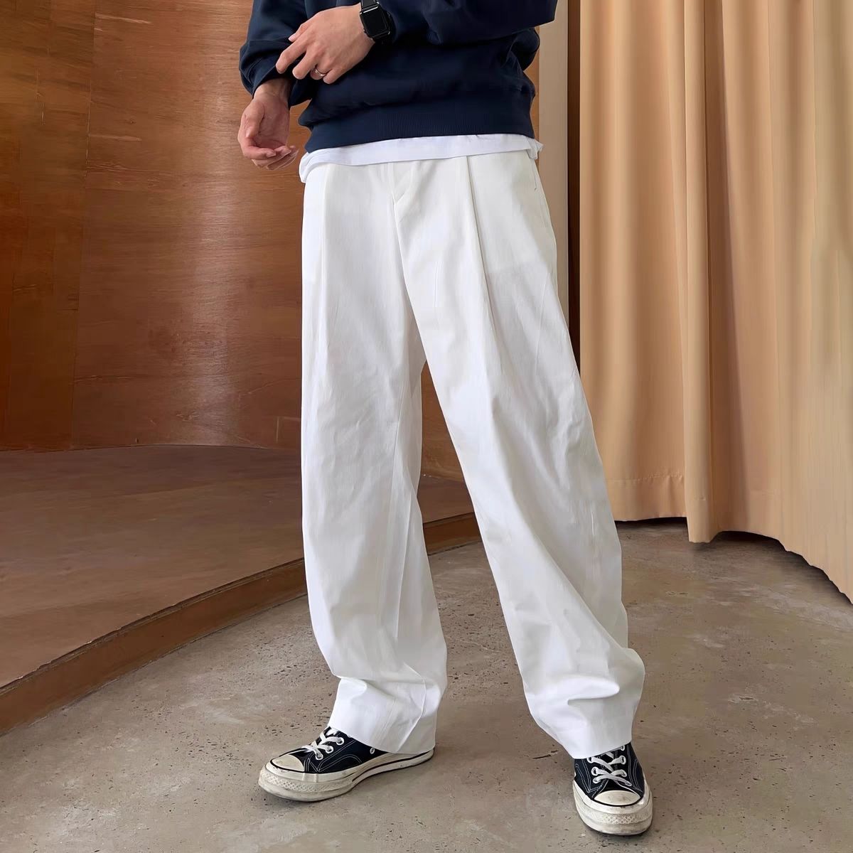 GELITAYIN Male Trousers Tailor - Tailored Trouser Wide reseña y precio