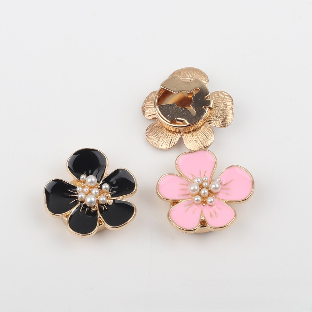 1pc Pearl Camellia Button Cove - Women Formal Wear Shirts reseña y precio