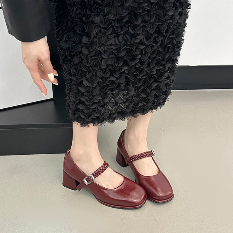 Spring Square Toe Thick Heel W - Women Formal Wear For Wedding reseña y precio