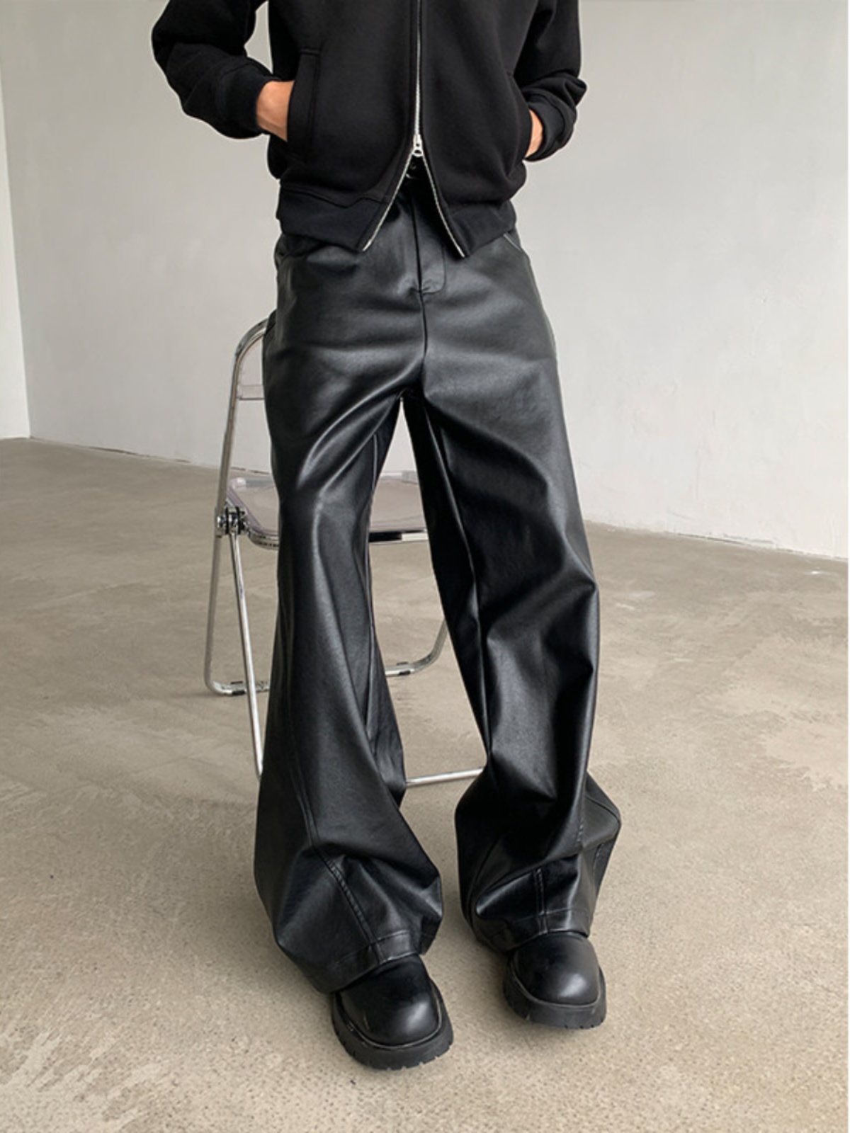 TANGZ Studio Men's Casual Pant - Tailored Trouser Wide reseña y precio