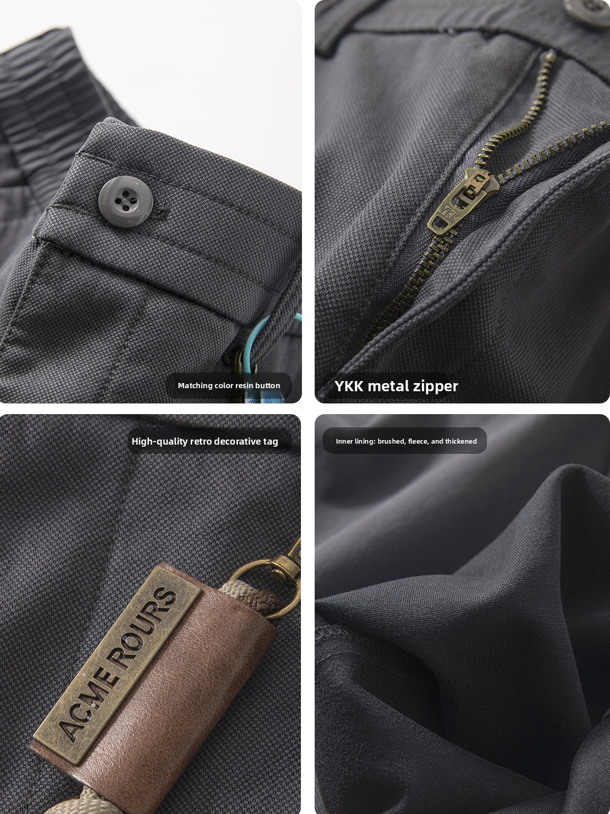 Men's And Women's Thiened Wint - Tailored Trouser Wide reseña y precio