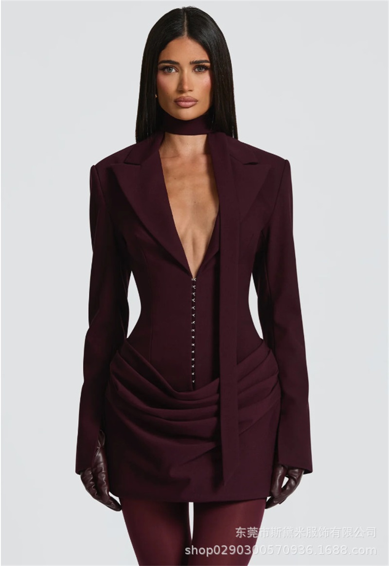 Long Scarf Women Suit 1 Piece  - Women Formal Wear Coat reseña y precio