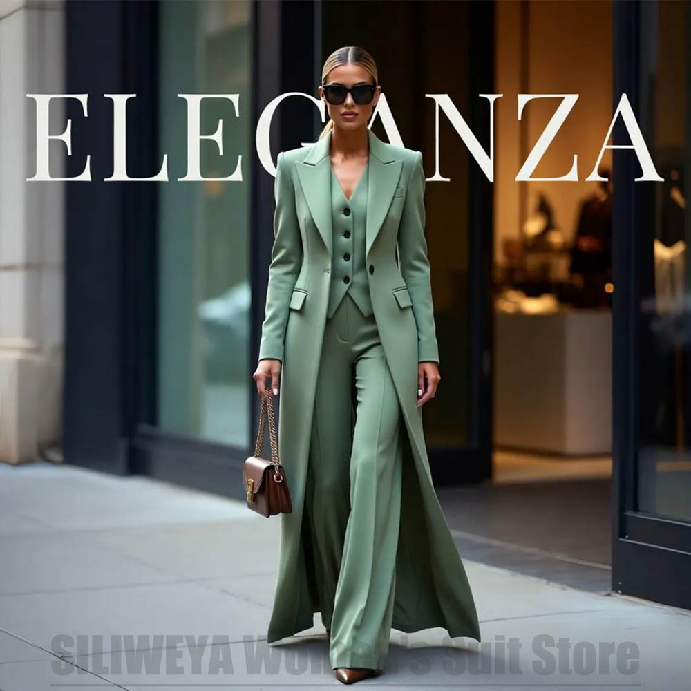 Chic Women's Suit Set Three Pi - Women Formal Wear Shirts reseña y precio