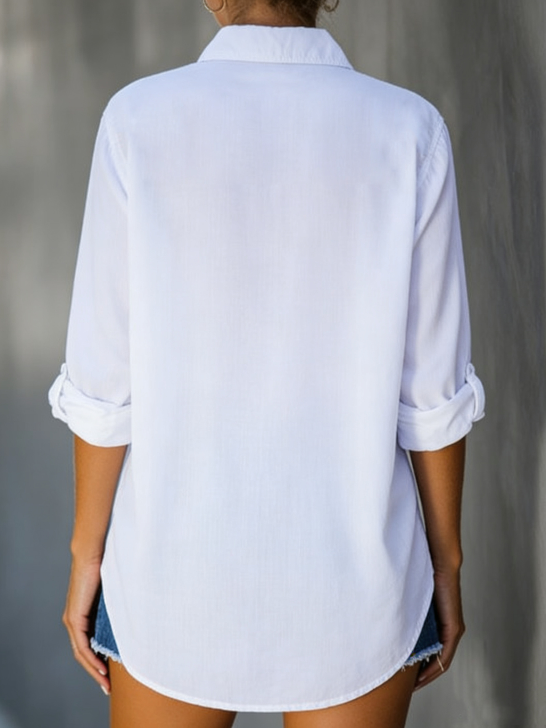 Women's shirt solid color casu - Female Formal Wear reseña y precio