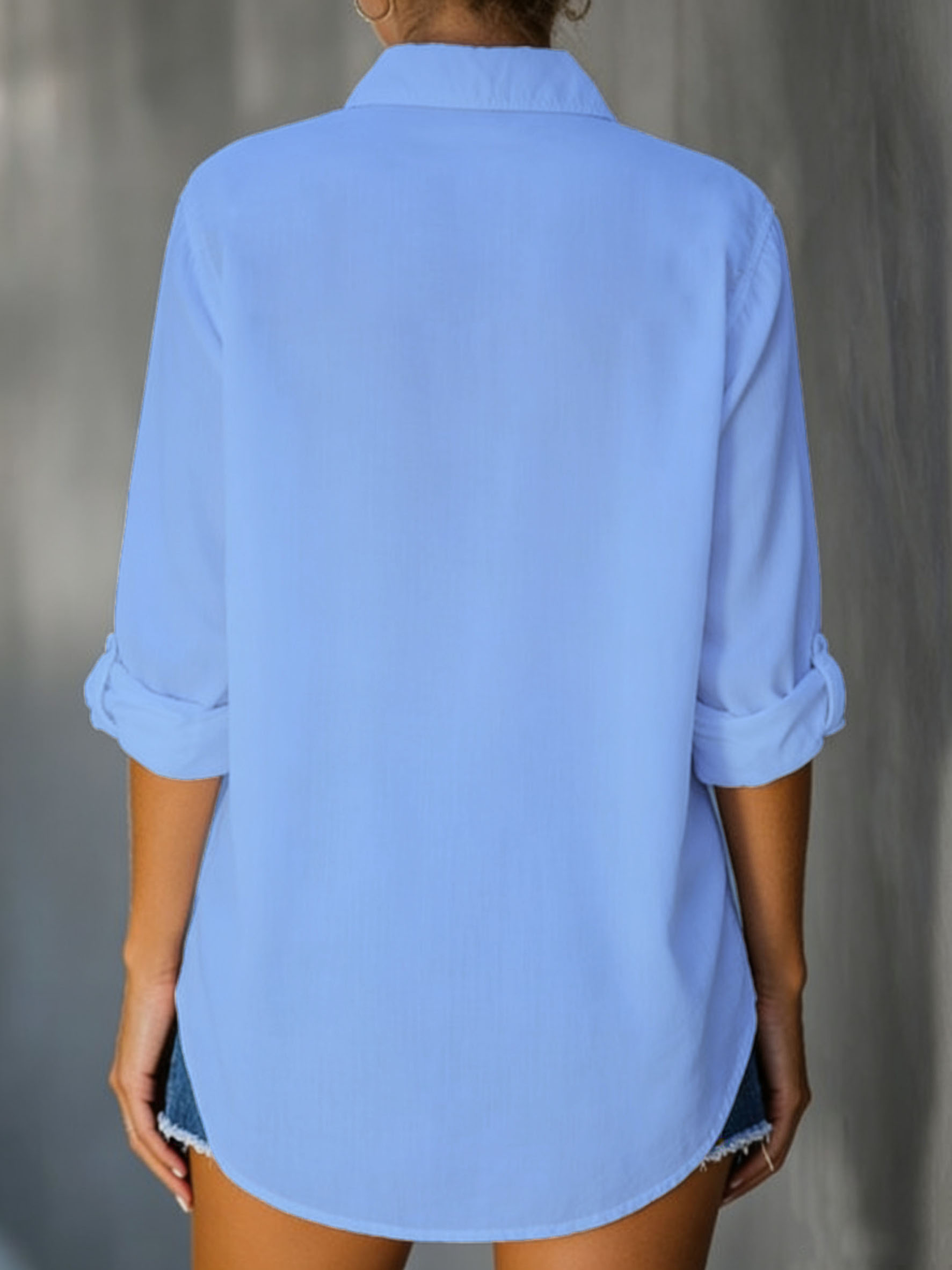 Women's shirt solid color casu - Female Formal Wear reseña y precio