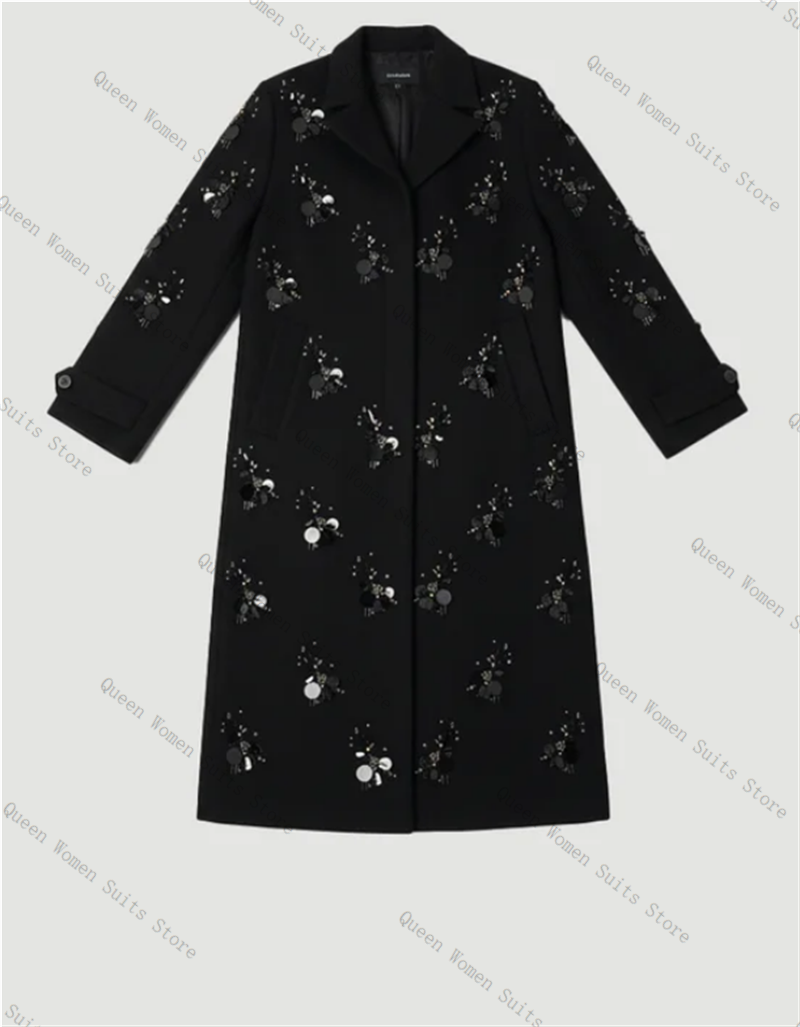 Cashmere Crystals Women Suit 1 - Women Formal Wear Coat reseña y precio