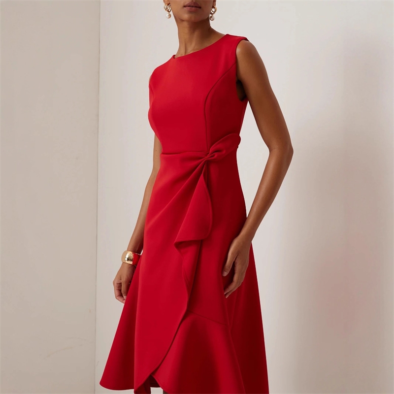 Women Sleeveless Solid Color R - Female Formal Wear reseña y precio