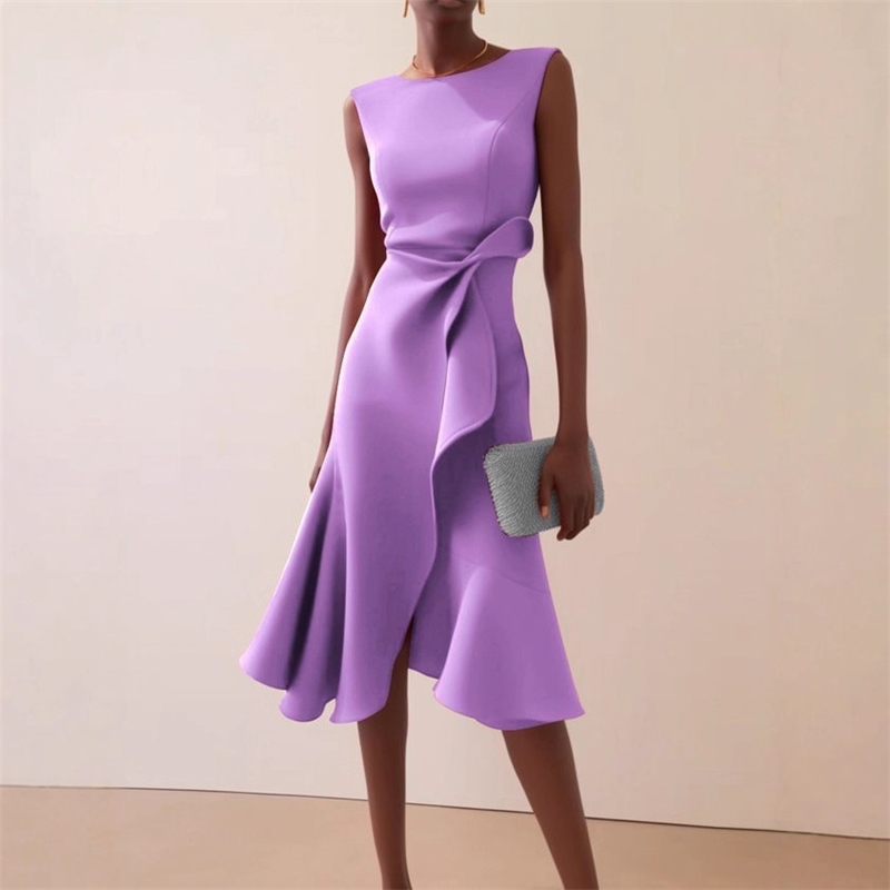 Women Sleeveless Solid Color R - Female Formal Wear reseña y precio