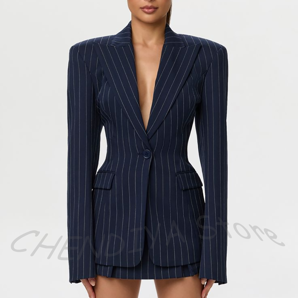 Classic Striped Women's Blazer - Women'S Formal Wear Pants reseña y precio