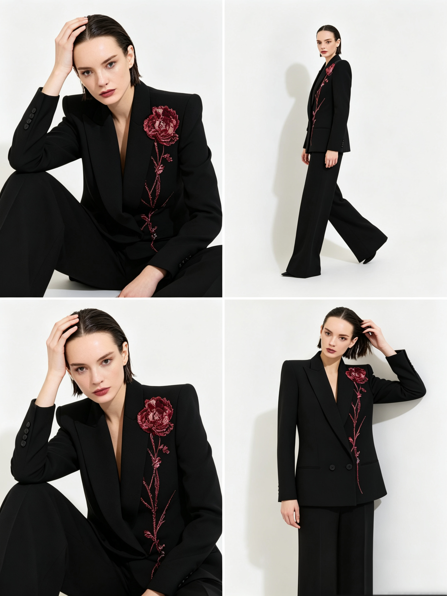 Black Women Suits Set 2 Piece  - Women Formal Wear Coat reseña y precio