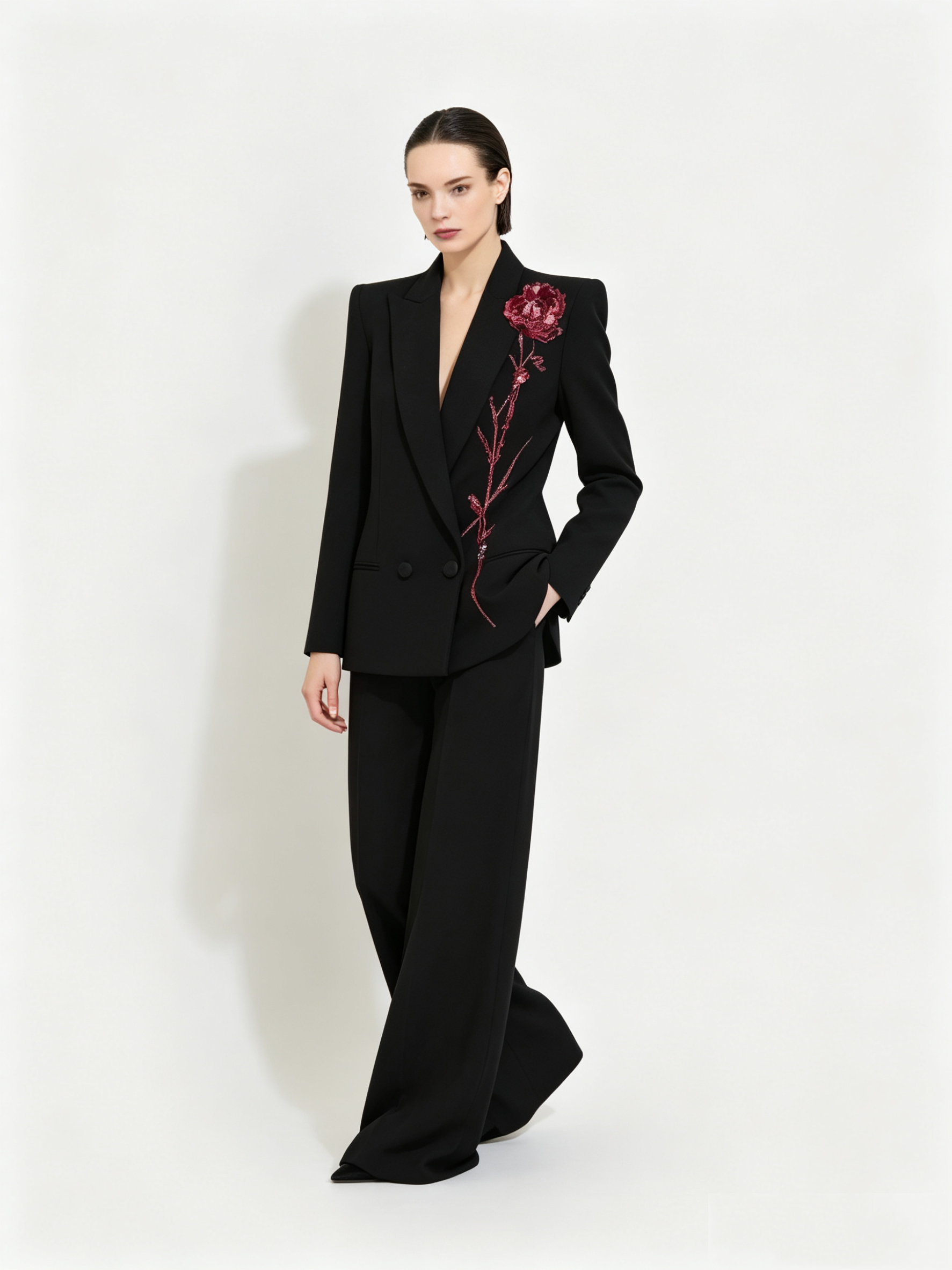 Black Women Suits Set 2 Piece  - Women Formal Wear Coat reseña y precio