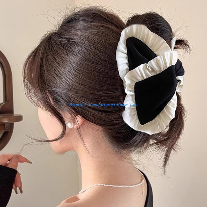 E56A Large Fabric Bowknot Hair - Formal Wear Hairstyles For Women reseña y precio