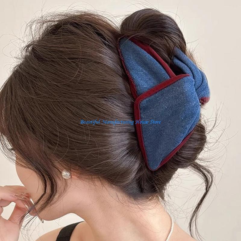 E56A Large Fabric Bowknot Hair - Formal Wear Hairstyles For Women reseña y precio