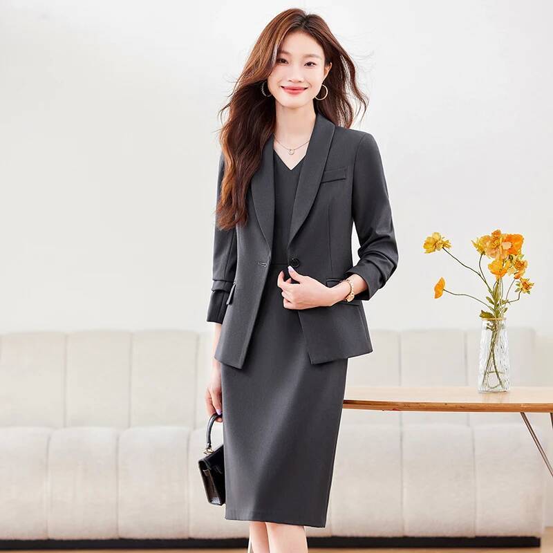High Quality Fabric Women Busi - Women Formal Wear Coat reseña y precio