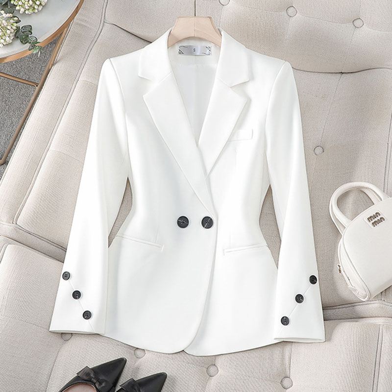 2025 New Spring Autumn White B - Women Formal Wear Black And White reseña y precio