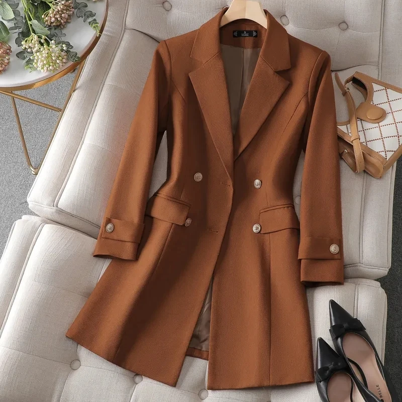 Autumn Winter Jacket Women Lon - Women Formal Wear Coat reseña y precio