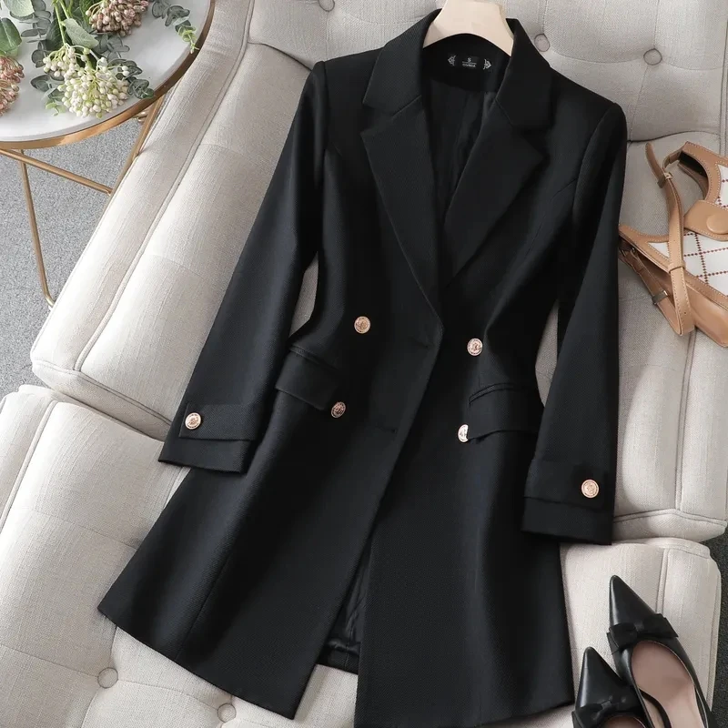 Autumn Winter Jacket Women Lon - Women Formal Wear Coat reseña y precio