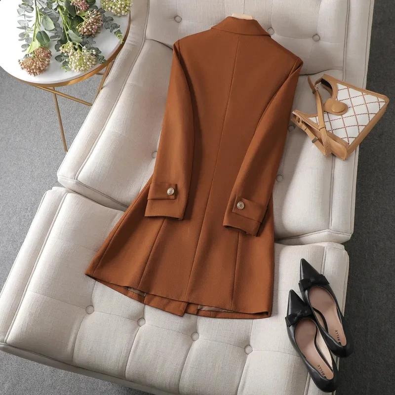Autumn Winter Jacket Women Lon - Women Formal Wear Coat reseña y precio