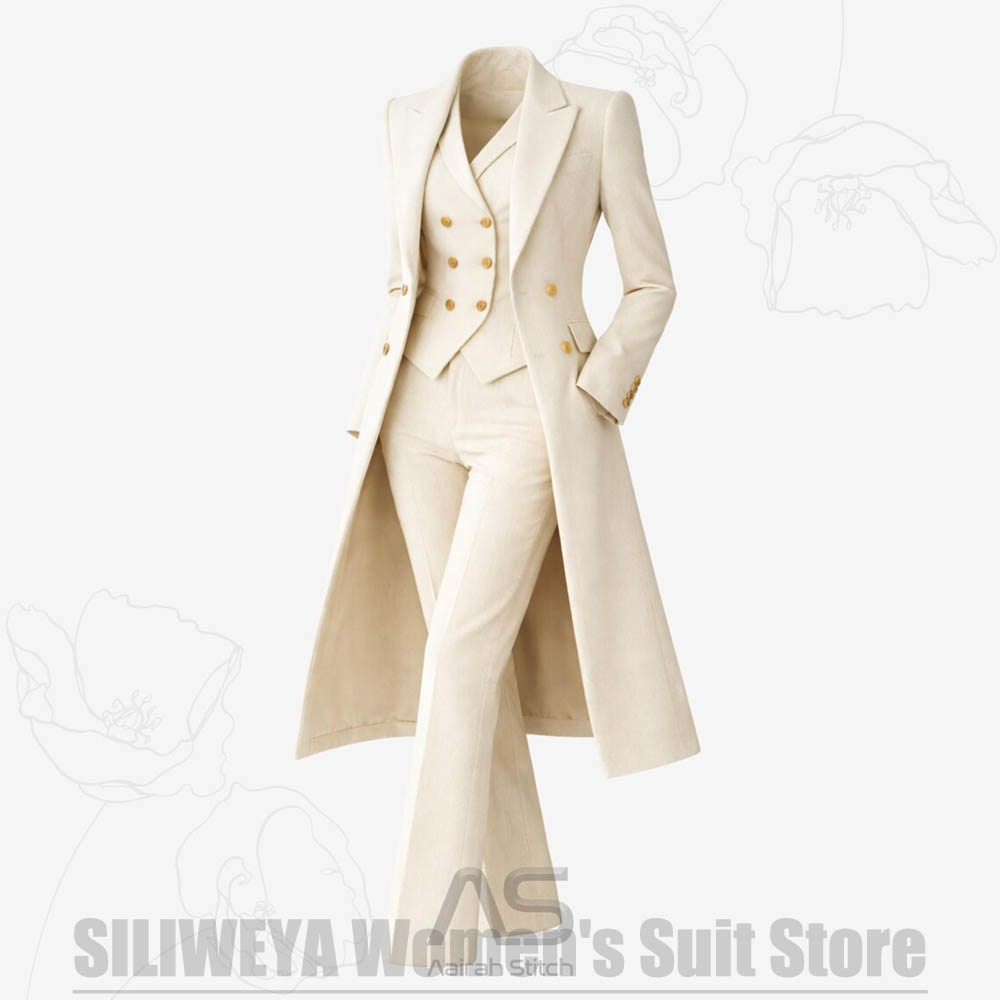 Women's Suit 3 Piece Double Br - Women Formal Wear Shirts reseña y precio