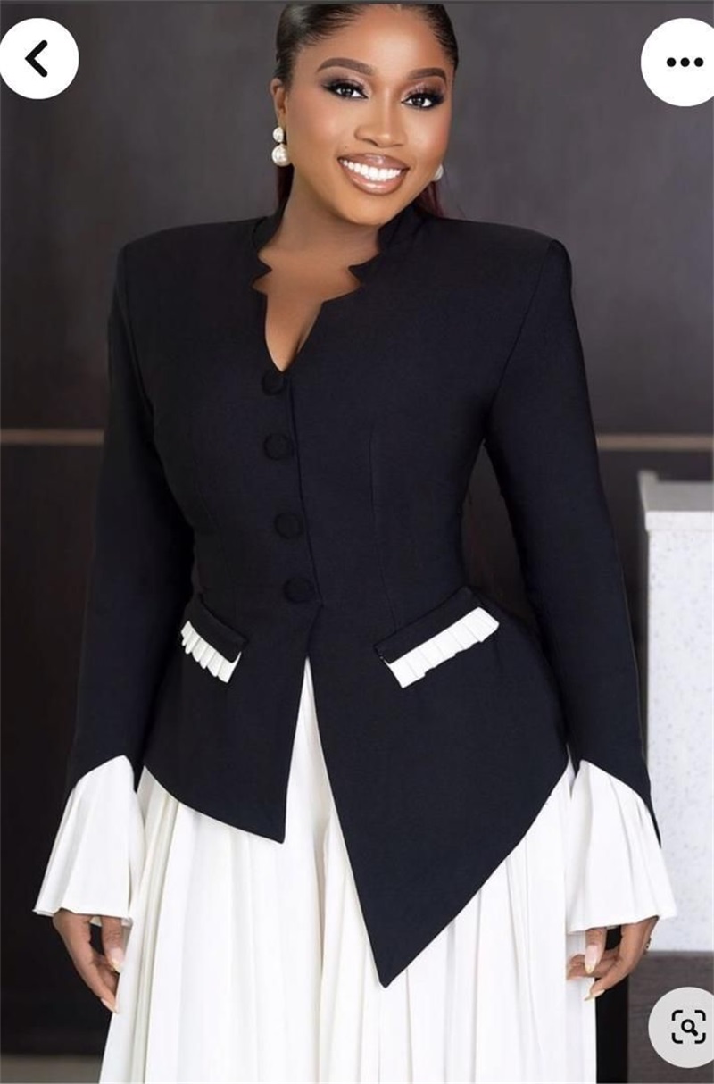 White Black Women Suits Set 2  - Women Formal Wear Black And White reseña y precio