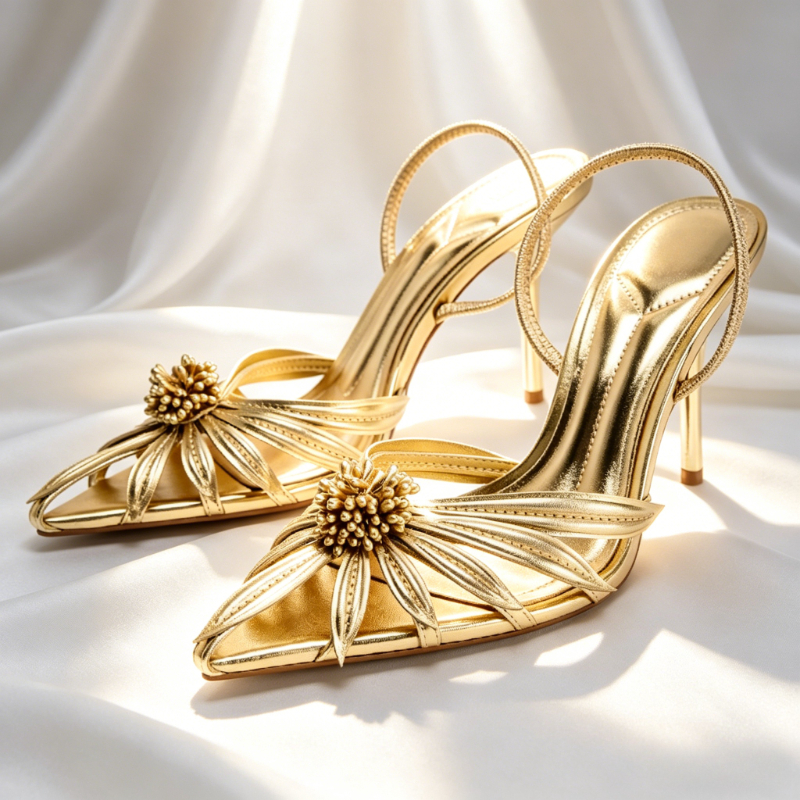 Luxury Gold Floral Detail Slin - Women Formal Wear For Wedding reseña y precio