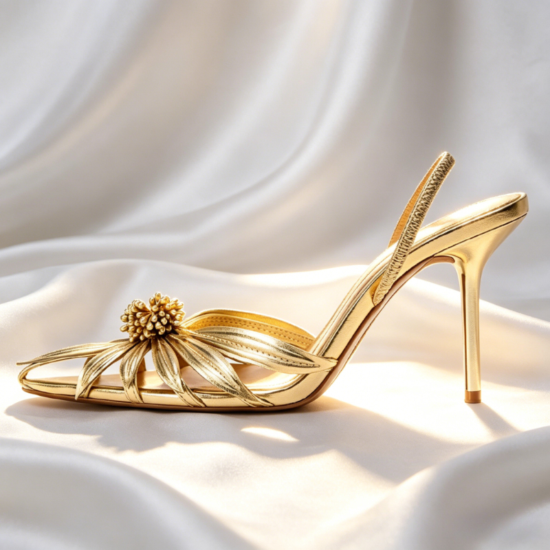 Luxury Gold Floral Detail Slin - Women Formal Wear For Wedding reseña y precio