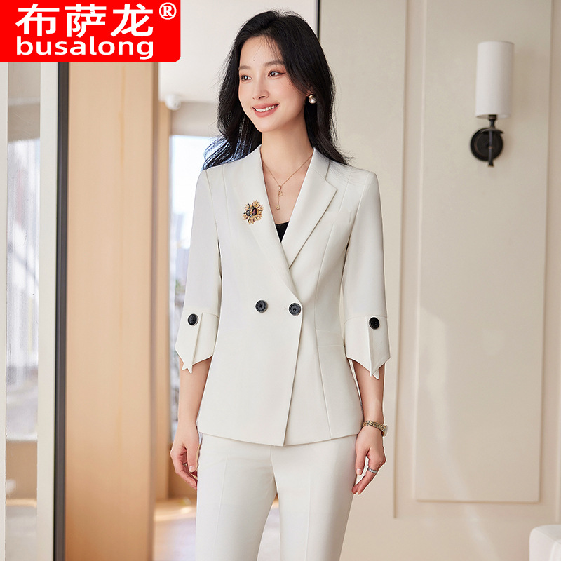 Spring Summer New Yellow Suit  - Women Formal Wear Shirts reseña y precio