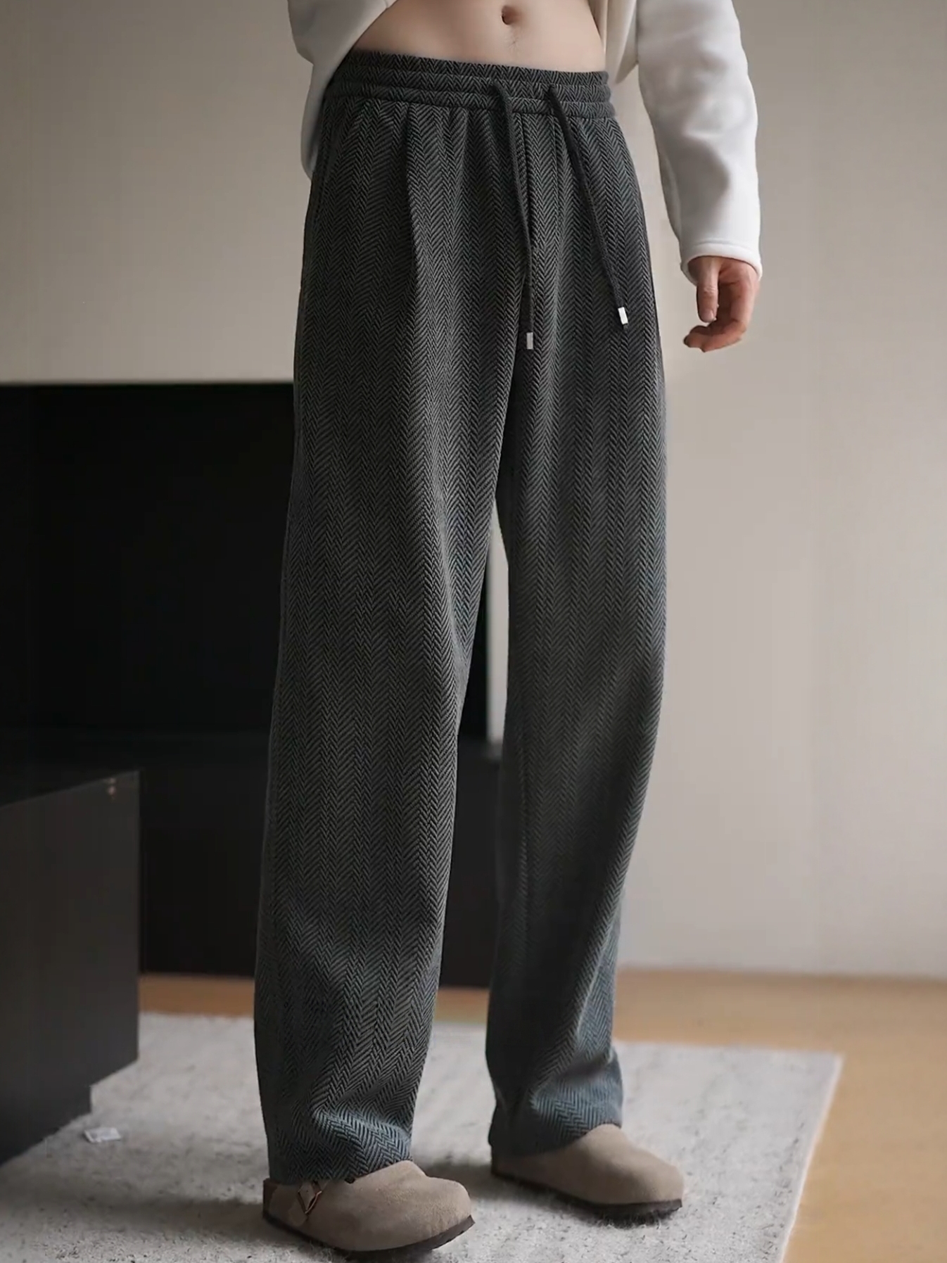 Men's Winter Thiened Fce Lined - Tailored Trouser Wide reseña y precio