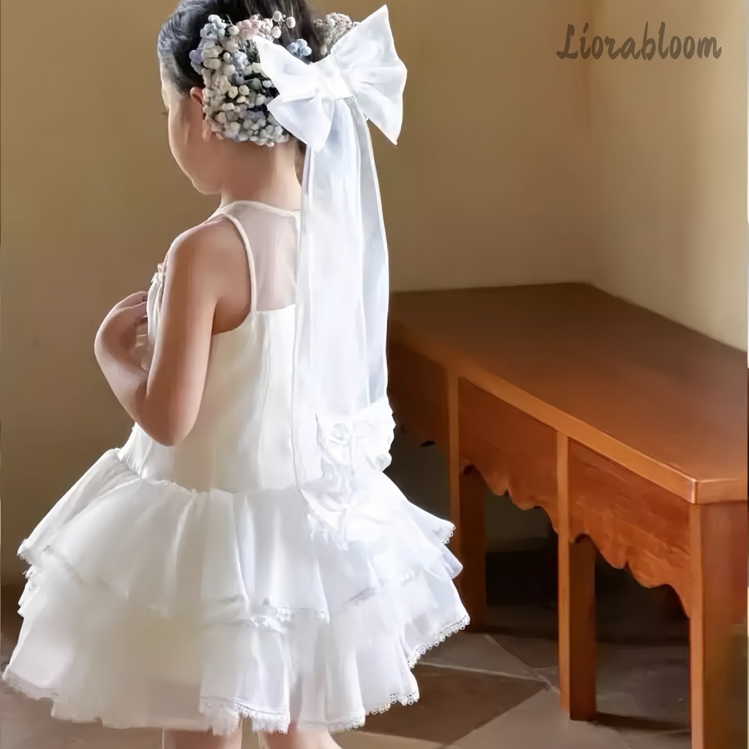 Girls' White Embroidered Forma - Women Formal Wear For Wedding reseña y precio