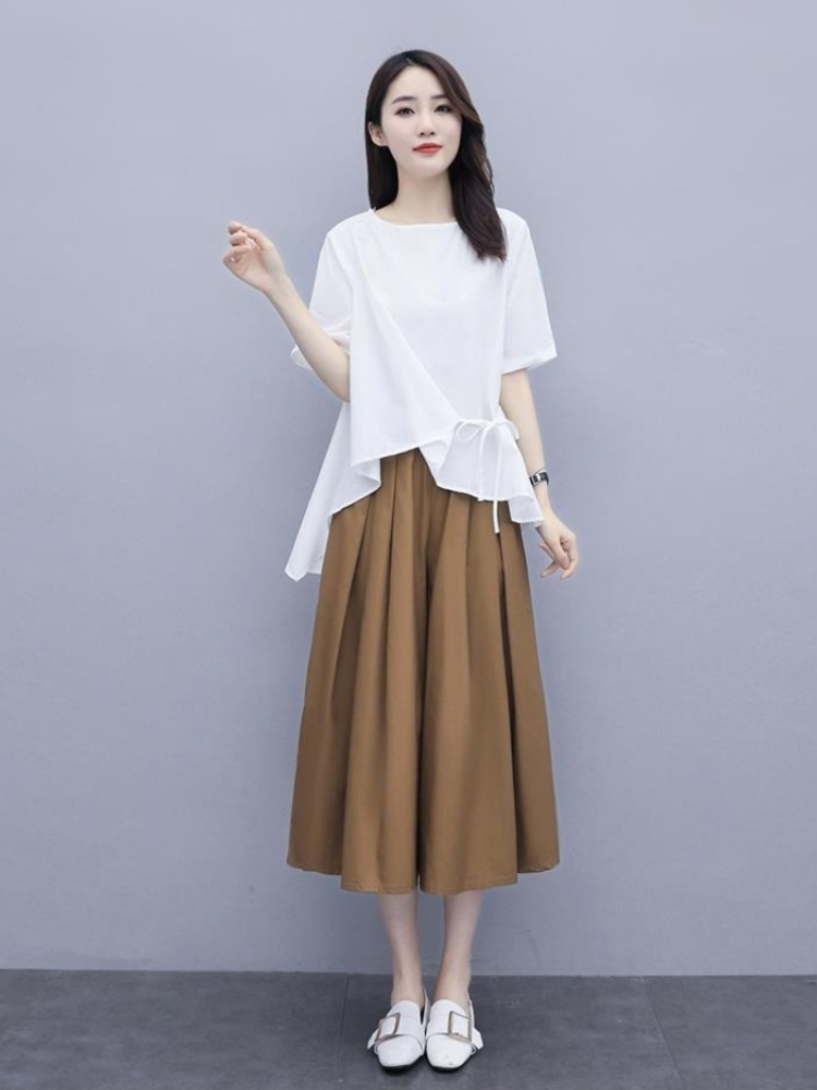 Cotton Linen Pant Sets for Wom - Tailored Trouser Wide reseña y precio