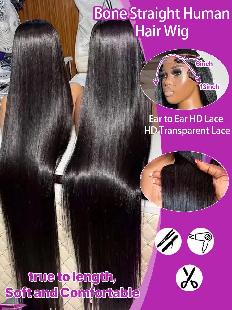 Silky Bone Straight 360 Full H - Formal Wear Hairstyles For Women reseña y precio