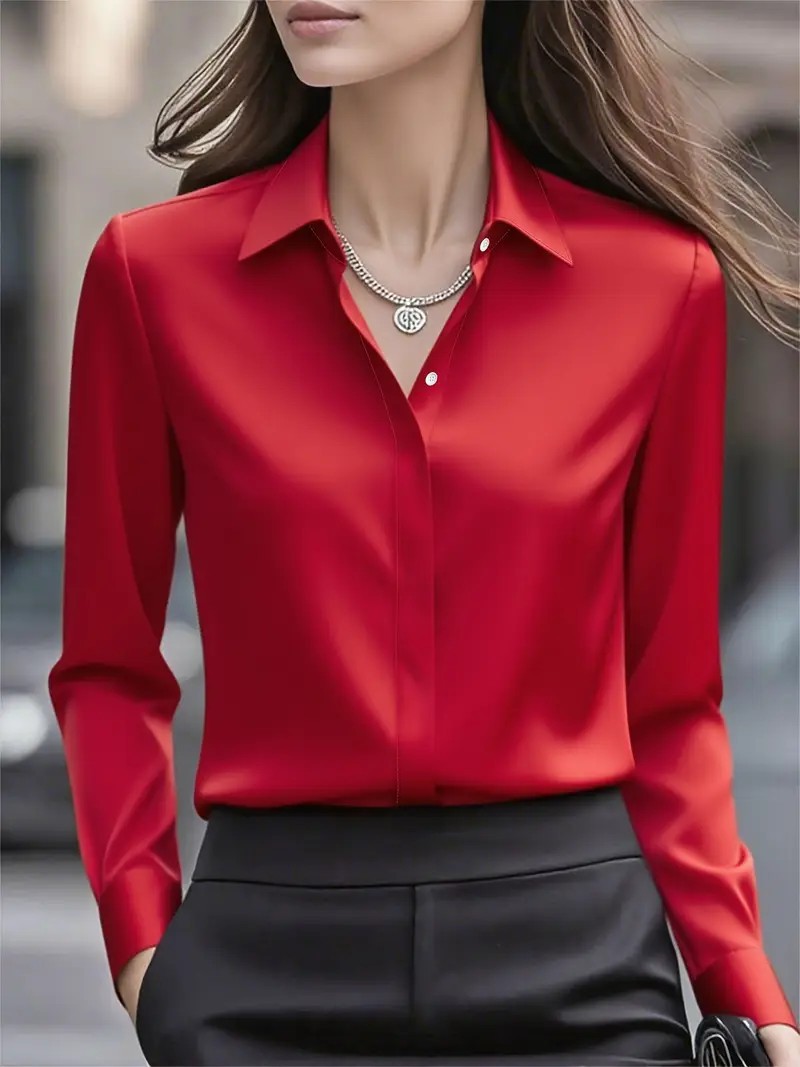 Women's Solid Color Long Sleev - Female Formal Wear reseña y precio