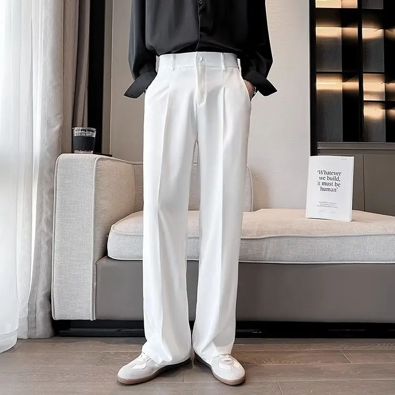 Wide Leg Gray Baggy Men's Summ - Tailored Trouser Wide reseña y precio