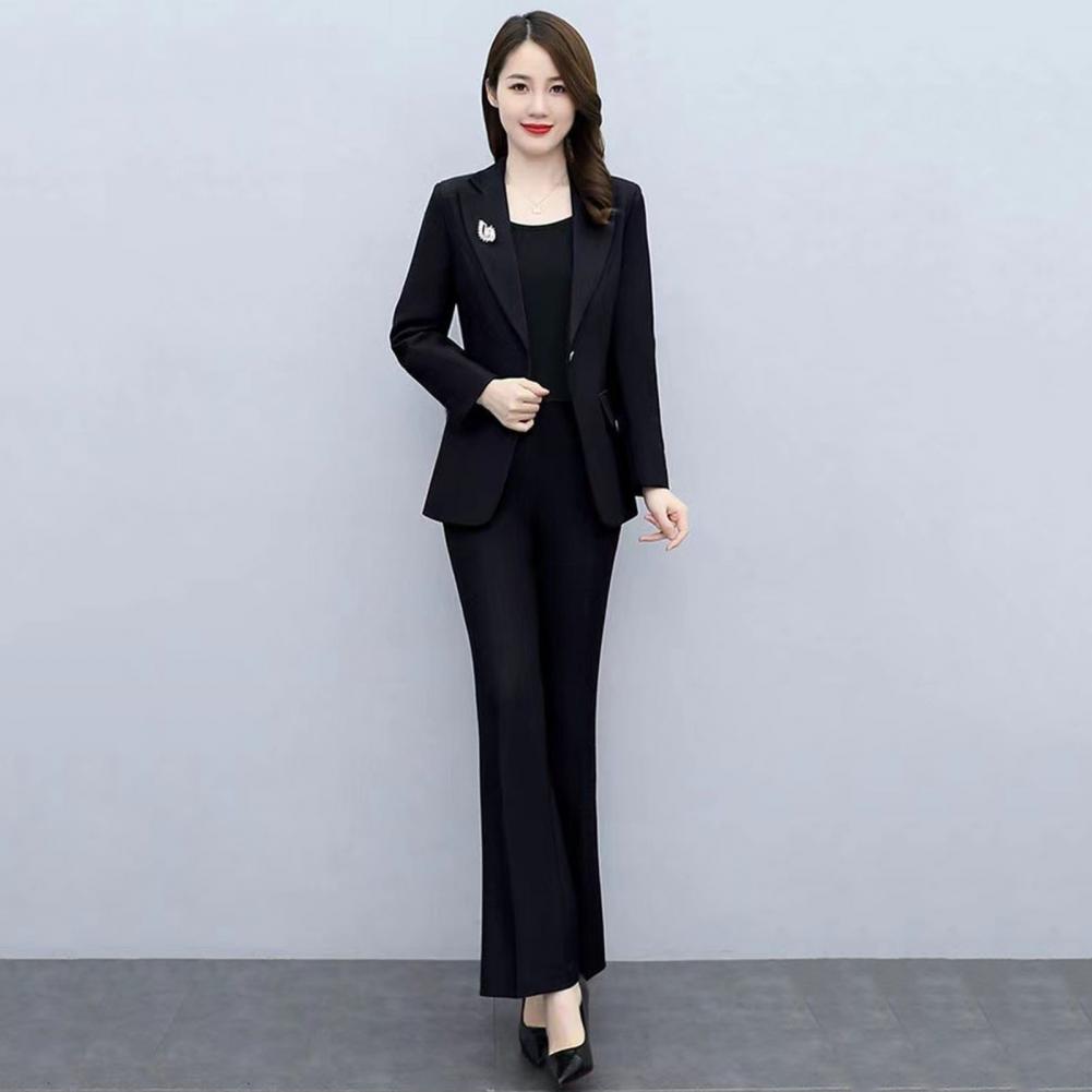 2 Pcs/Set Lady Formal Coat Pan - Women'S Formal Wear Pants reseña y precio