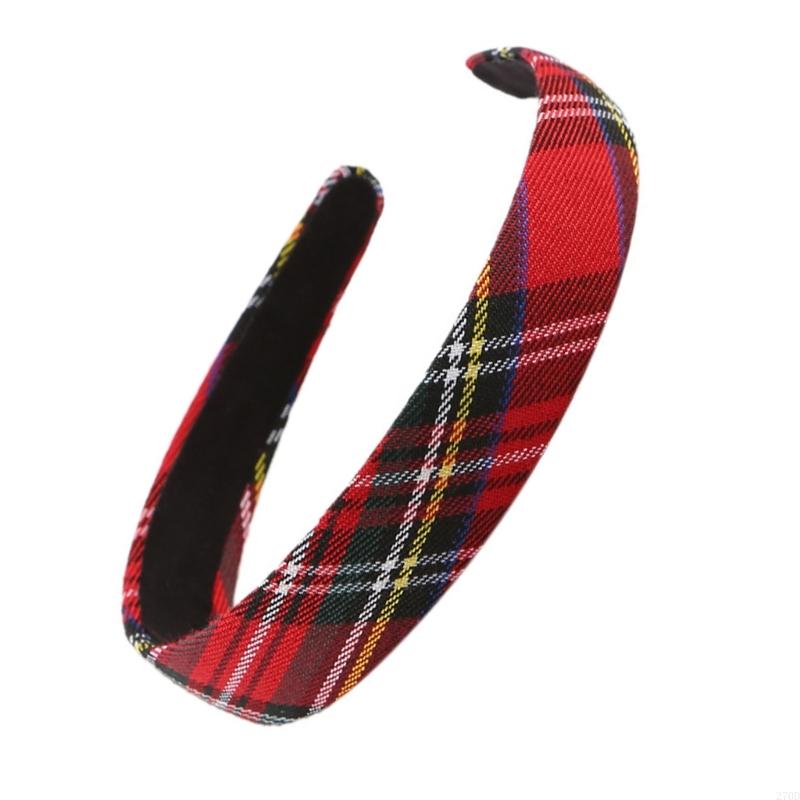 Checkered Hairhoop Fabric Wide - Formal Wear Hairstyles For Women reseña y precio