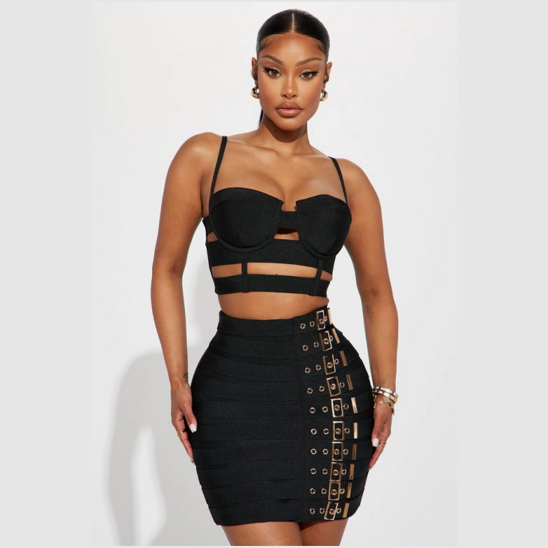 Black White Bandage Women Prom - Women Formal Wear Black And White reseña y precio
