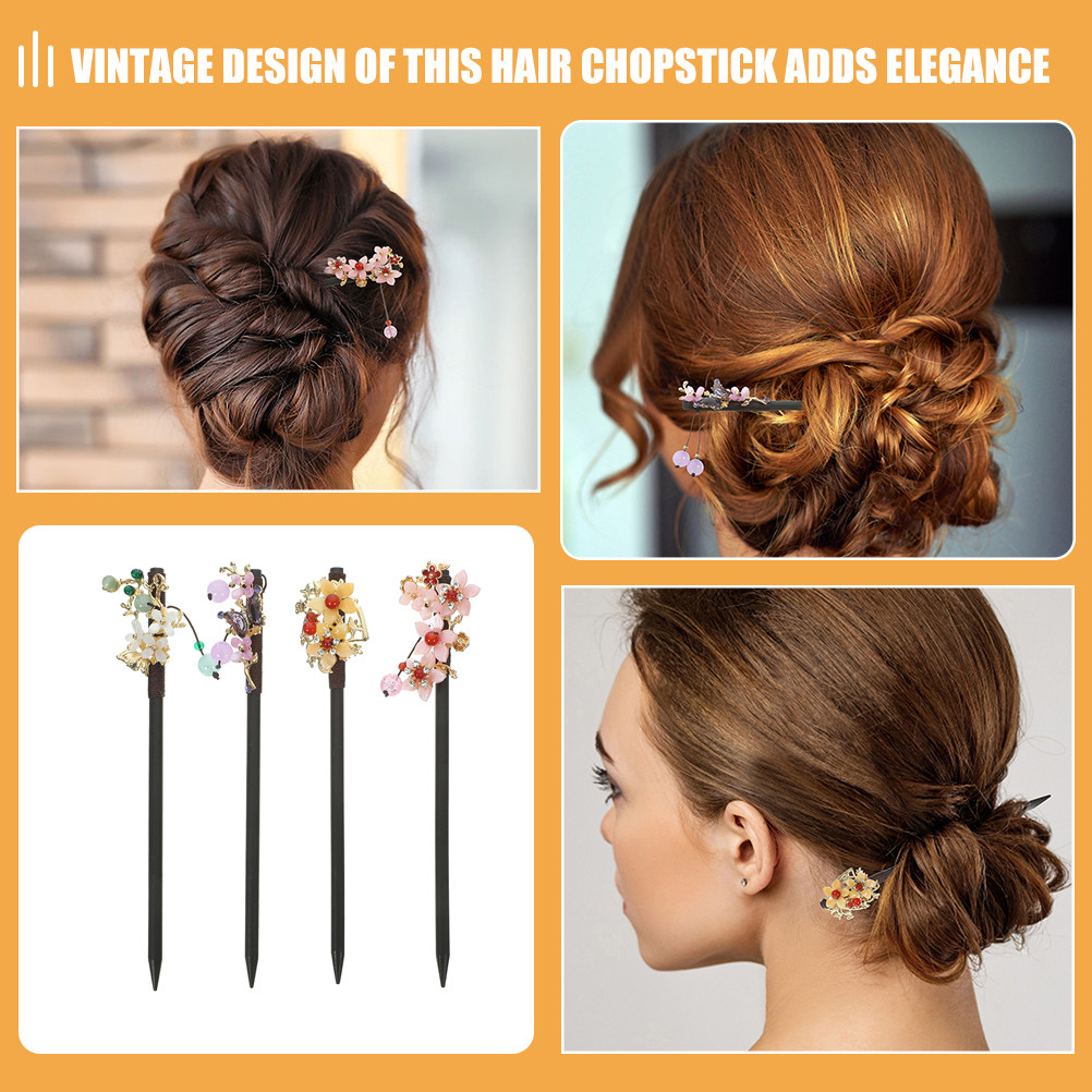 8Pcs Chinese Hair Sticks Vinta - Formal Wear Hairstyles For Women reseña y precio