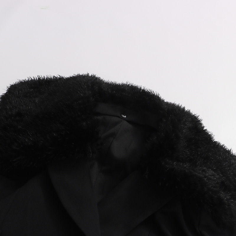 Fur Women Coat Windbreaker Bel - Women Formal Wear Coat reseña y precio