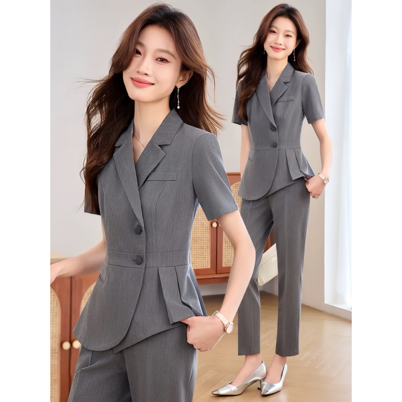Navy blue women's thin profess - Women Formal Wear Shirts reseña y precio