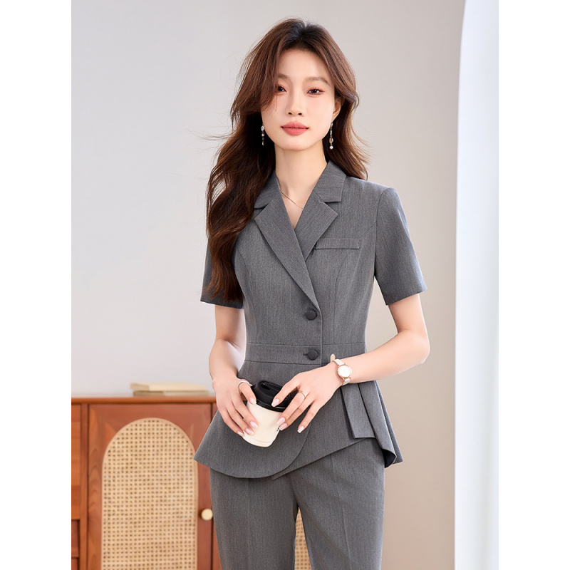 Navy blue women's thin profess - Women Formal Wear Shirts reseña y precio